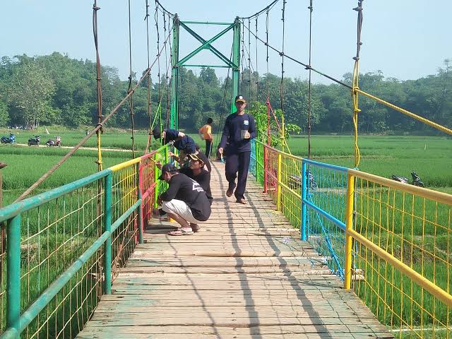 Revitalisasi Jembatan Ikonik Wisata Desa Kertarahayu Segera Dilakukan 