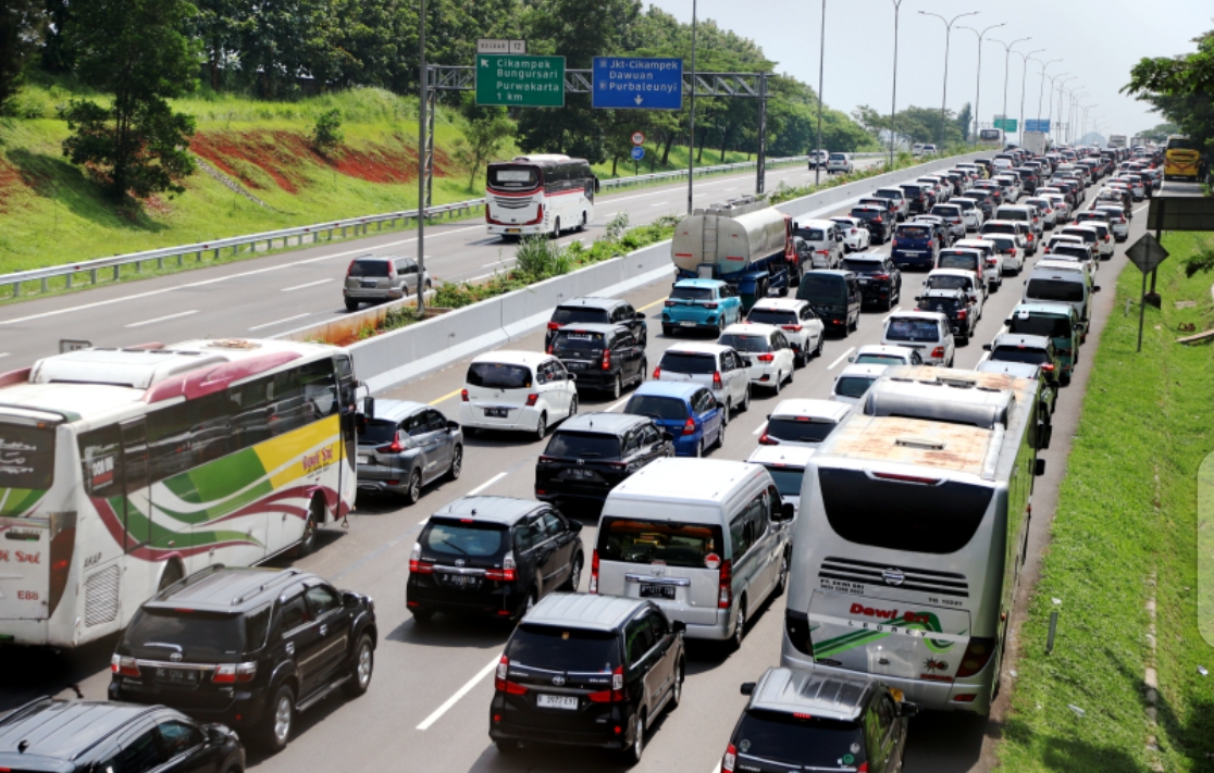 Korlantas Polri Catat 2,1 Juta Kendaraan Melintas Selama Libur Nataru