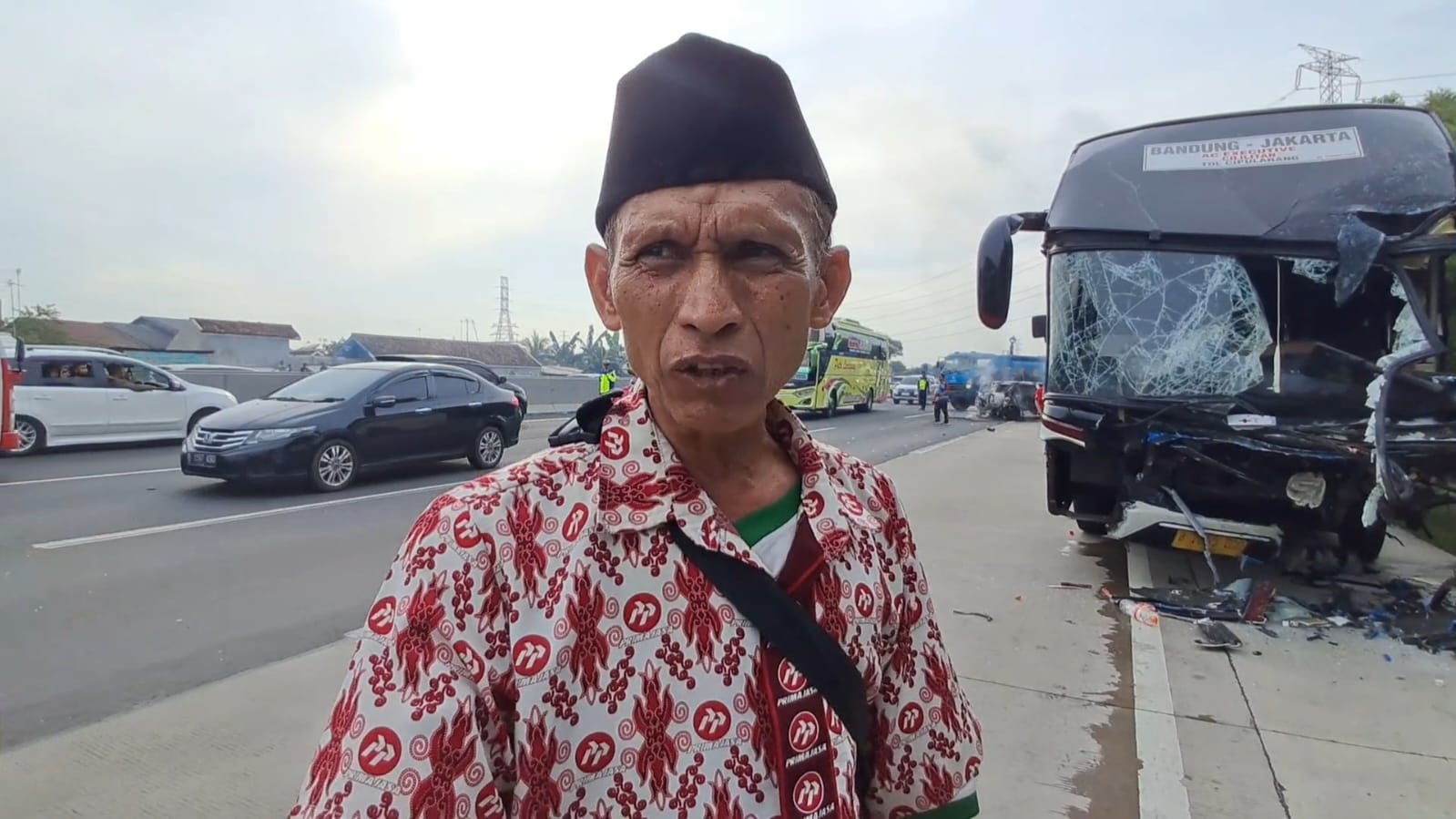 Begini Kesaksian Sopir Bus soal Kecelakaan Maut KM 58 di Tol Jakarta-Cikampek