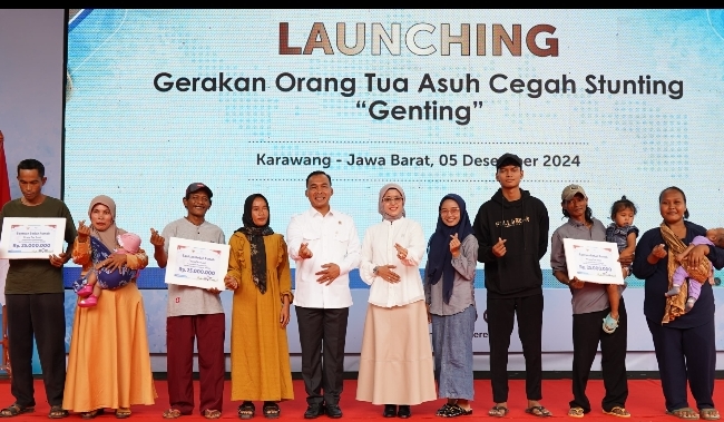 BKKBN RI Launching Program Genting di Karawang, Begini Pesan Menteri Wihaji