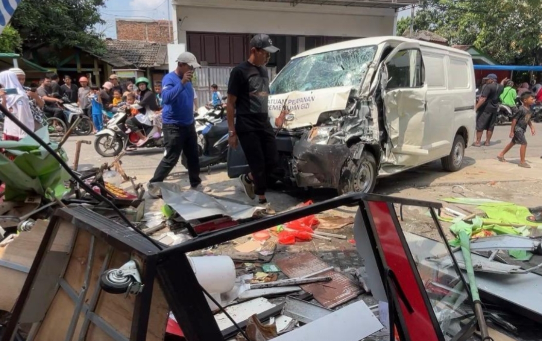 SOPIR MOBIL MBG PENABRAK PEDAGANG DI BEKASI TIMUR RESMI JADI TERSANGKA