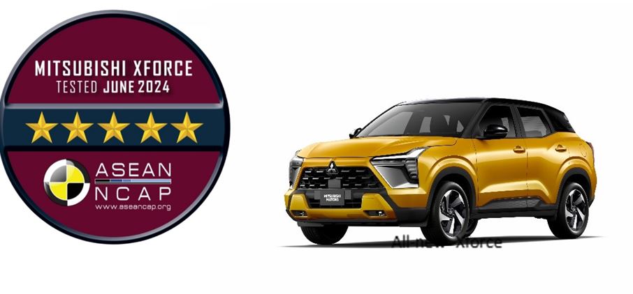 ASEAN NCAP 2024, Mitsubishi All-New Xforce Meraih Peringkat Tertinggi 5 Bintang