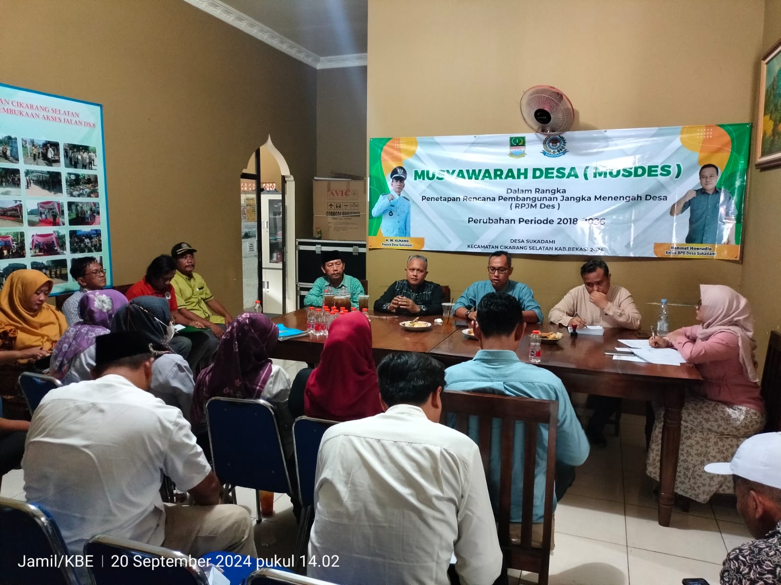 Pemdes Sukadami Gelar Musdes RPJMDes, Dua Tahun Kedepan Fokus Pembangunan SDM