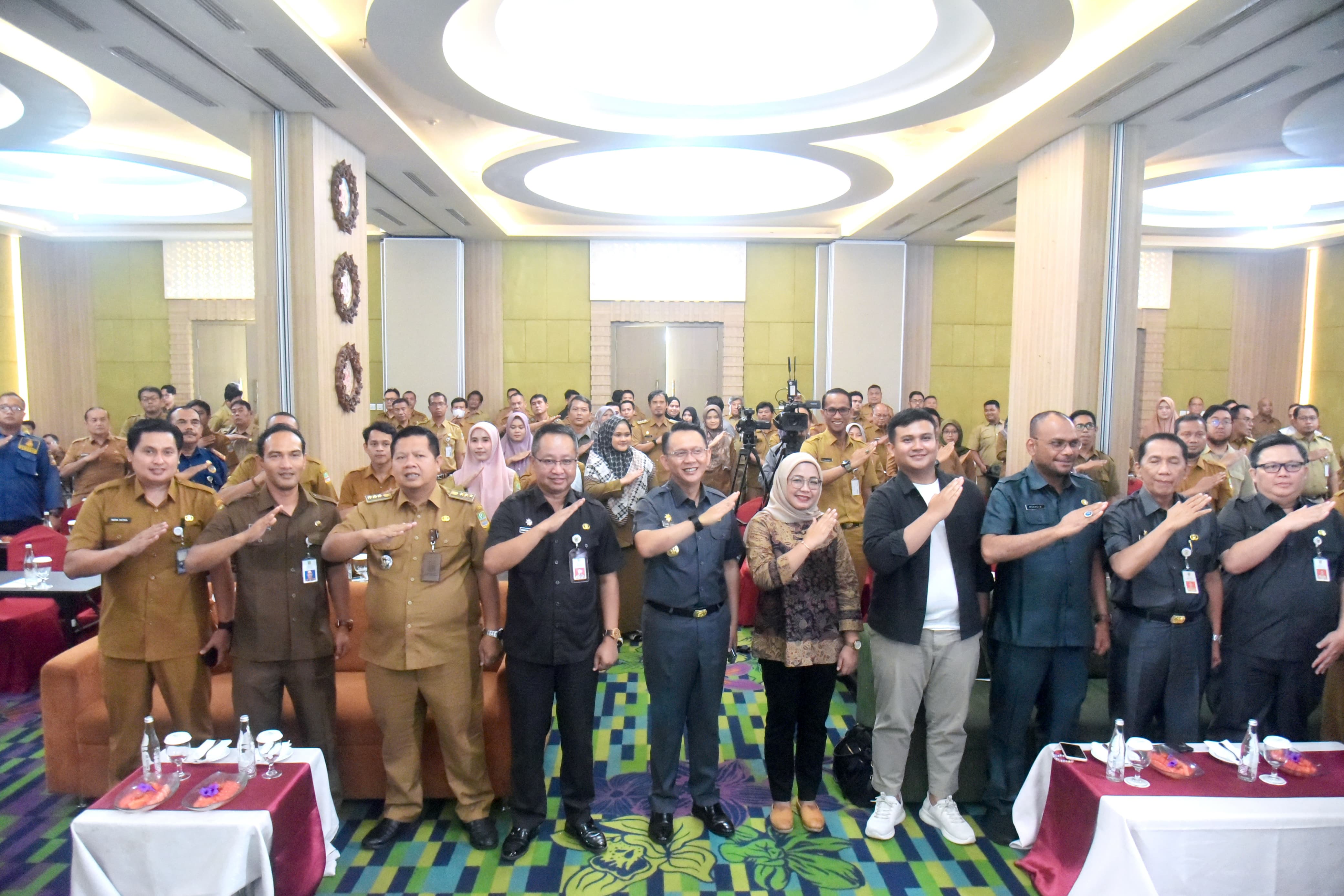 Diskominfosantik Gelar Rapat Kordinasi Kehumasan Bertemakan 'Aksi Bersama Membangun Citra Kabupaten Bekasi'