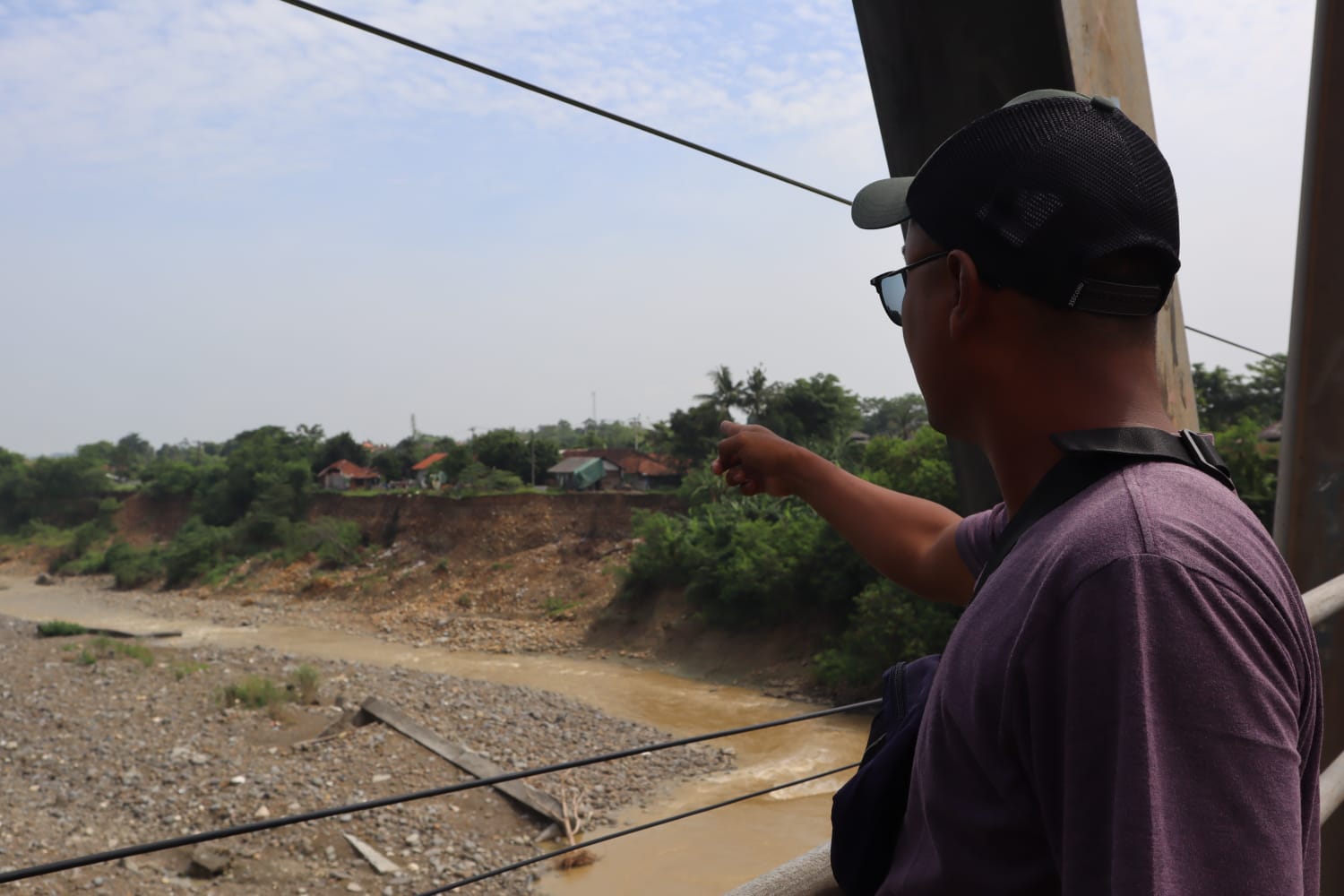 Belum Ada Penanganan Serius untuk Korban Longsor di Bantaran Kali Cipamingkis Cibarusah 