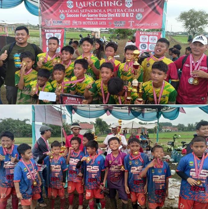 Dimeriahkan Soccer Fun Game Usia Dini, Akademi Putra Cimahi Resmi Dilaunching