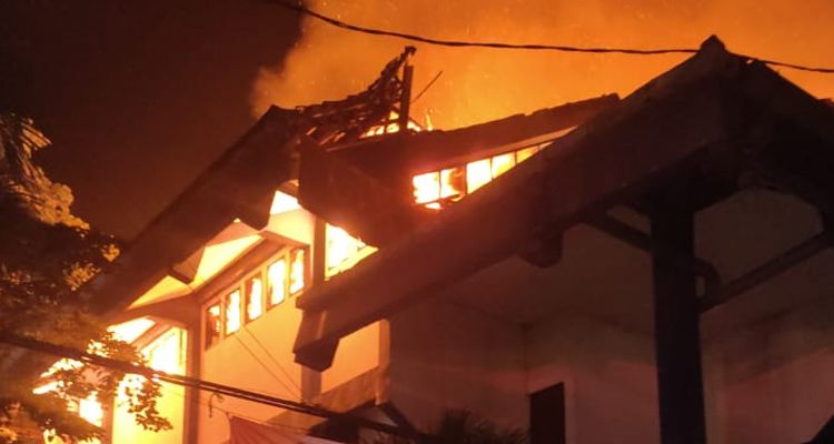 Gedung Seni ISBI Bandung di Lalap Sijago Merah, Tidak Ada Korban Jiwa 