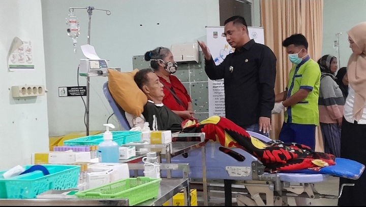 Plt Bupati Sidak RSUD Kabupaten Bekasi, Pasien Meningkat Pasca Lebaran