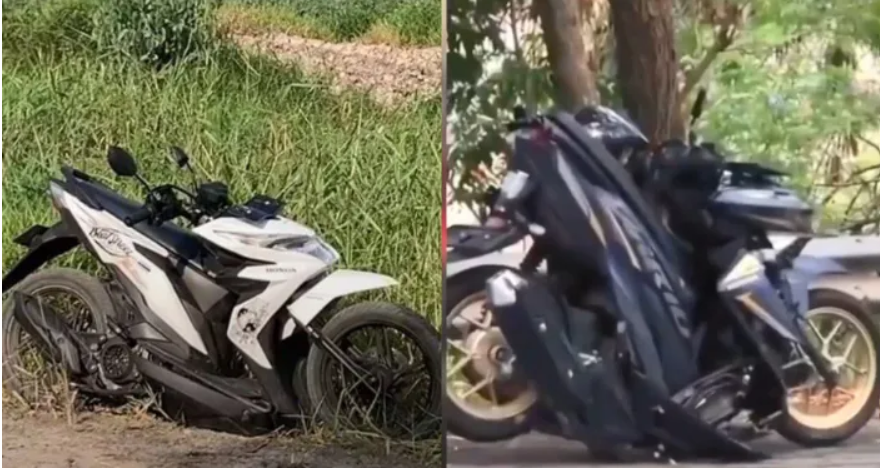 Viral Rangka Honda Vario dan Beat Patah Rangka Menjadi Cemoohan Netizen di Media Sosial