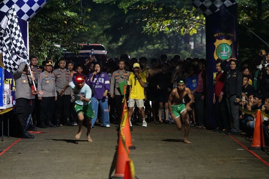Night Run Cikarang Presisi, Cara Polisi Alihkan Energi Remaja