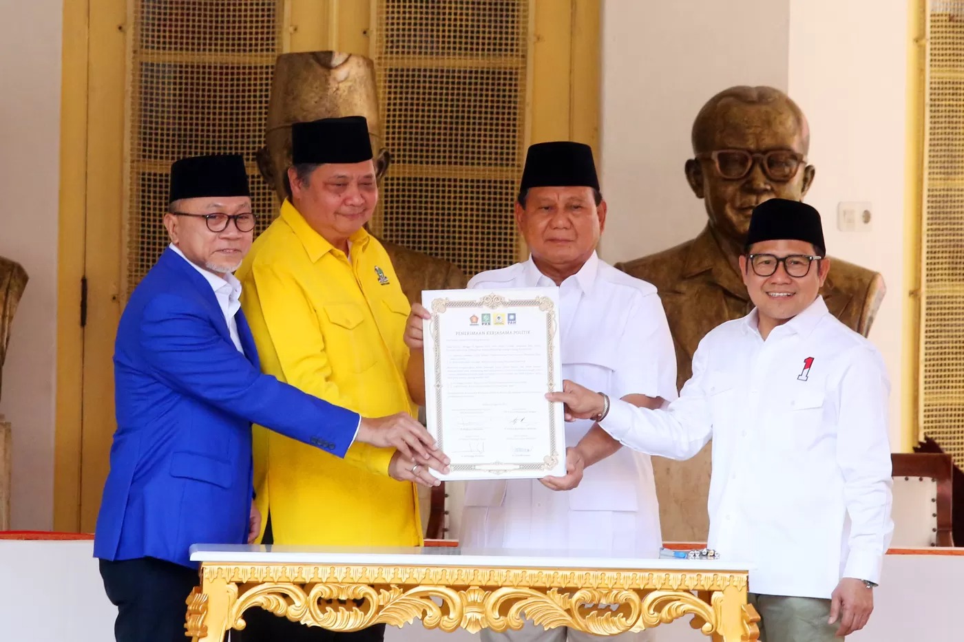  Golkar-PAN Resmi Deklarasikan Dukungan Kepada Prawbowo 