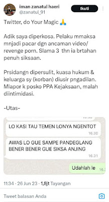 Viral, Kisah Mahasiswi di Banten Diperkosa lalu Divideokan kemudian Diancam Teman Dekat Sendiri Selama 3 Tahun