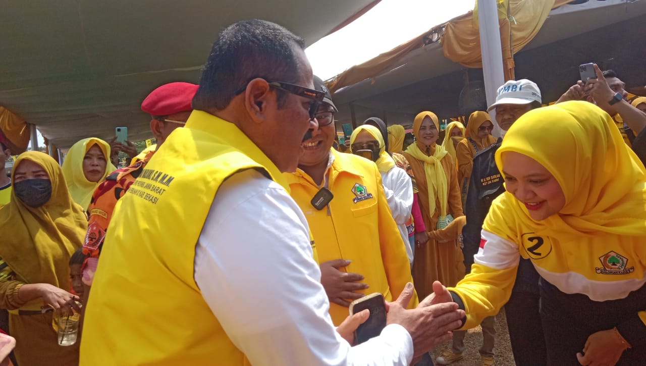 Konsolidasi di Tambun Selatan, Haji Marjuki Yakin Golkar Raih  3 Kursi di Dapil Ini