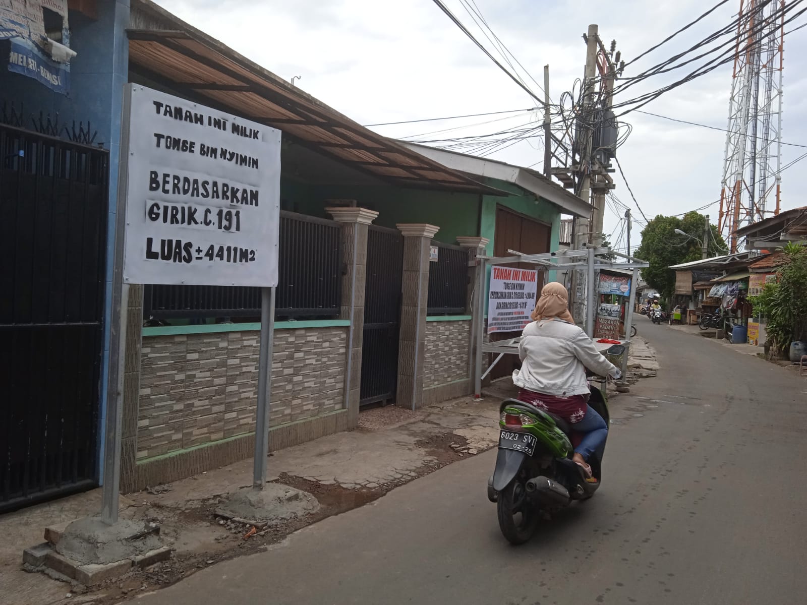 Bripka Madih Dirikan Plang dan Posko Didepan Lahan Warga, Kelurahan Sudah Berupa Mediasi