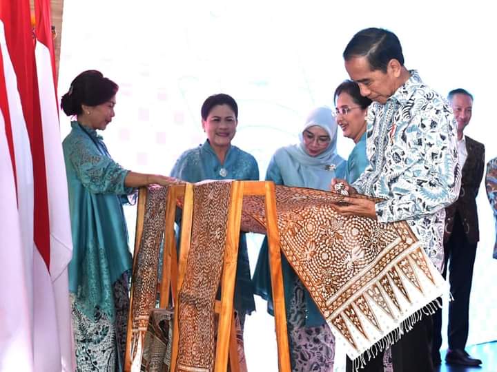 Presiden Apresiasi Para Pelaku Batik di Tanah Air di Gelaran Batik Nusantara