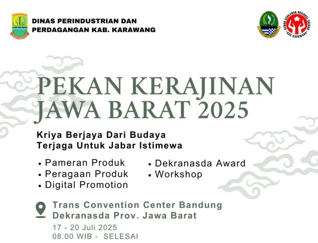 Disperindag Karawang Ajak Warga Ramaikan Pekan Kerajinan Jawa Barat 2025