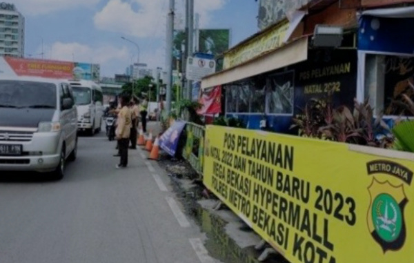 Ini Titik Pengamanan Polrestro Bekasi Kota Pada Malam Pergantian Tahun Baru