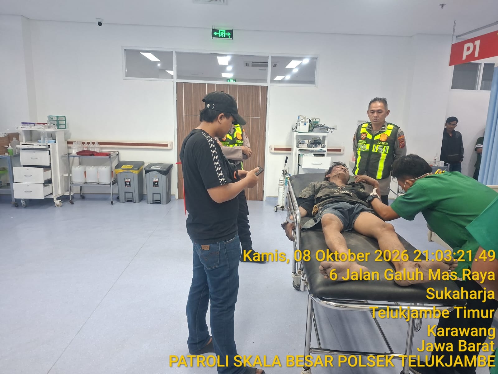 Gagal Curi Motor Warga, Pria di Telukjambe Babak Belur Diamuk Massa