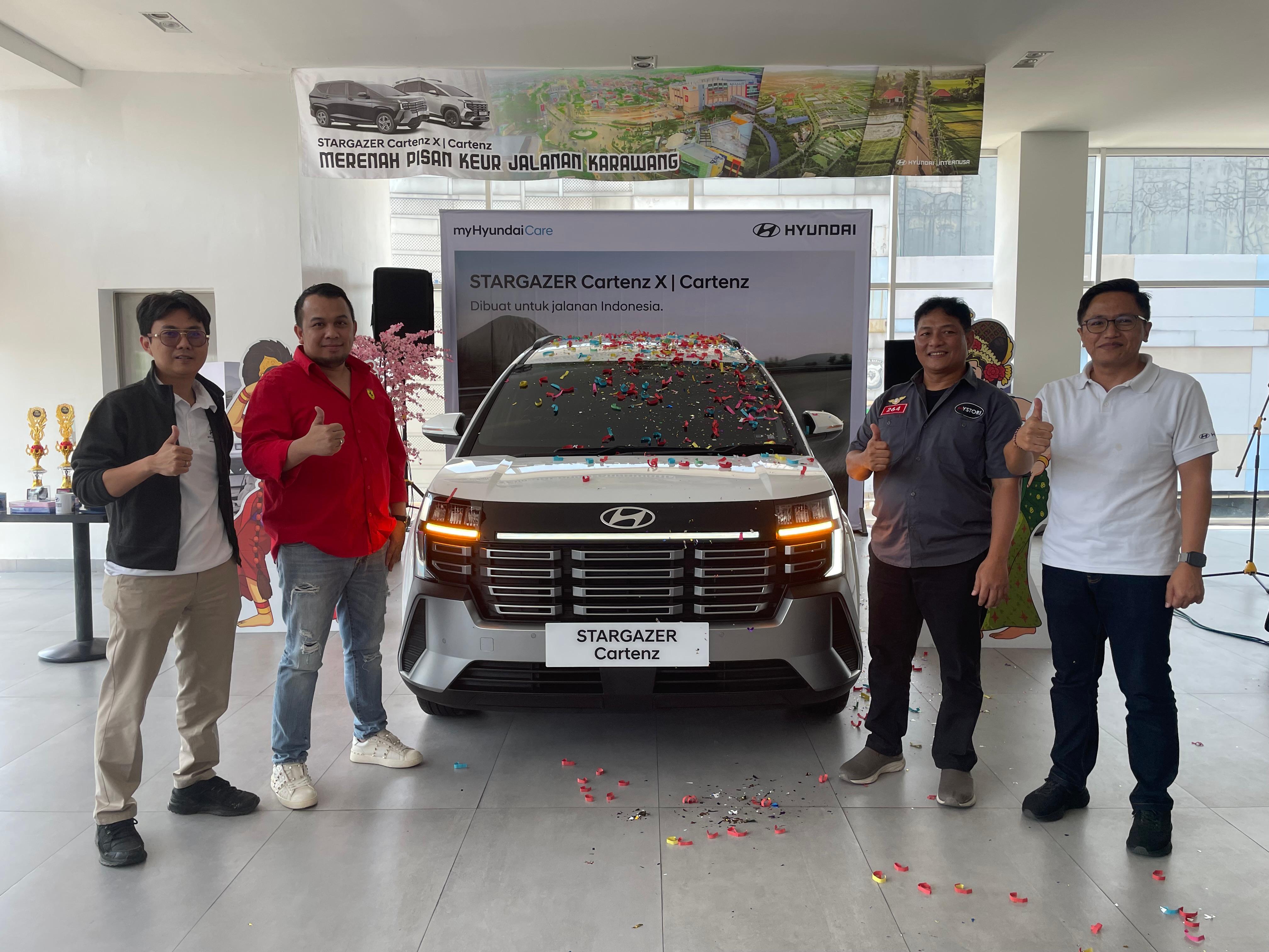 Dilengkapi Fitur Tercanggih, Hyundai Stargazer Cartenz Series Hadir di Karawang