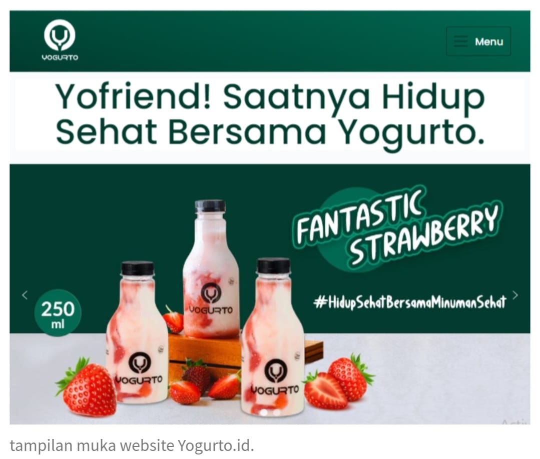 Luncurkan Website, Yogurto Semakin Dekat dengan Konsumen