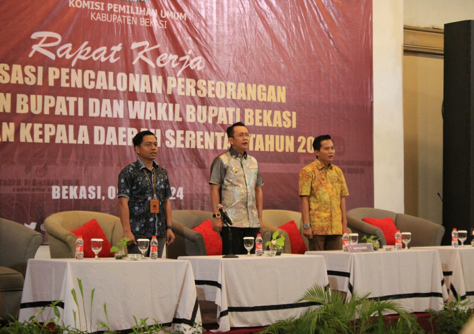 KPU Kabupaten Bekasi Sosialisasikan Syarat Pencalonan Perseorangan di Pilkada Serentak 2024