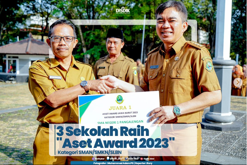 Aset Award 2023, Disdik Jabar Berikan Penghargaan Ketiga Sekolah Negri