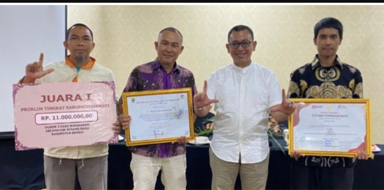 Desa Sukaragam Juara Kampung Iklim Kabupaten Bekasi 2025