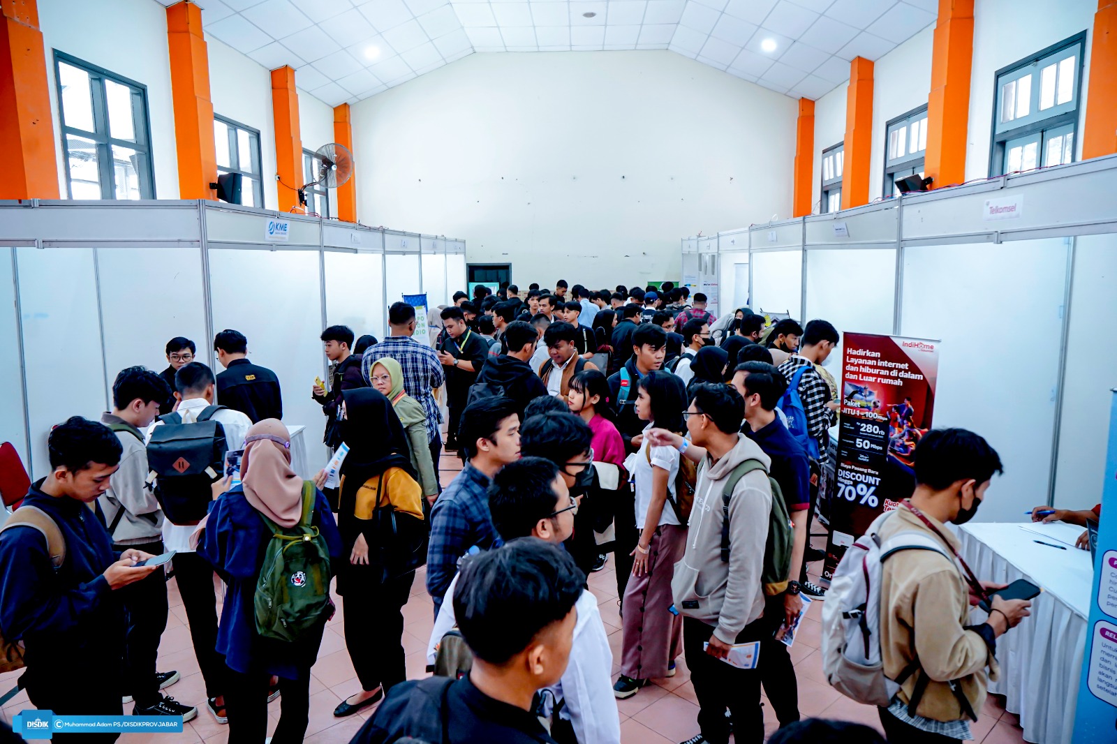 Disdik Jabar Gelar Job Fair di SMKN 2 Bandung Yang di Ikuti 1500 Peserta