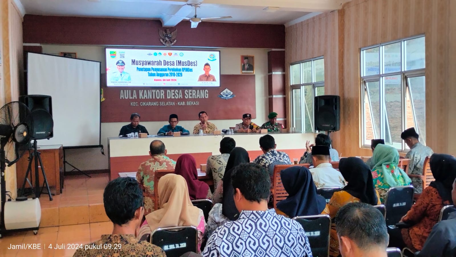 Melalui Musdes, Pemdes Serang Perpanjangan RPJMDes Tahun 2018-2026