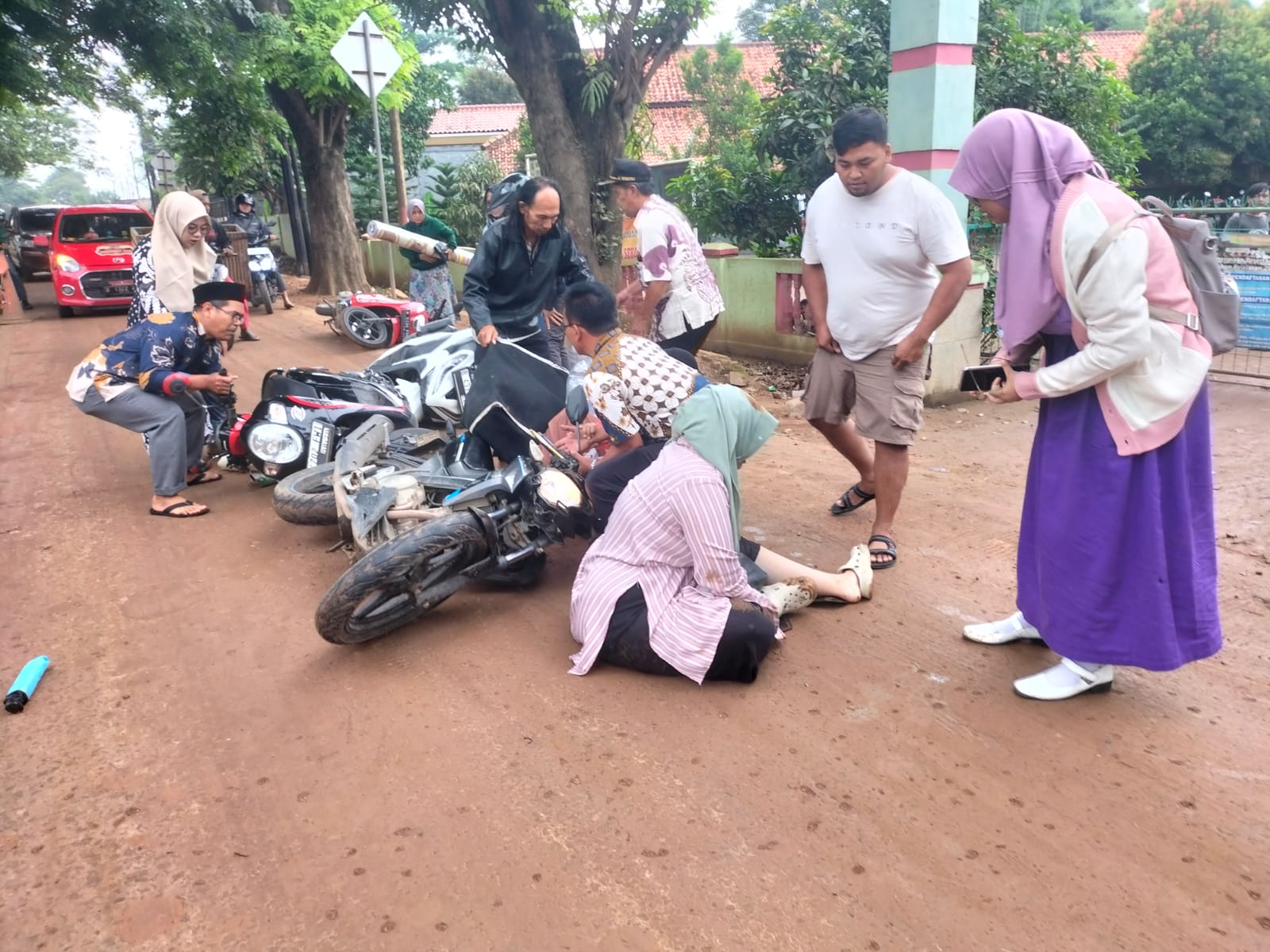 Terjadi Tabrakan Beruntun di Serang Baru, Diduga Imbas Pembangunan Jalan Tol