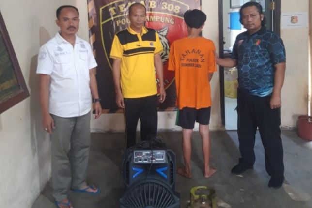 Gasak Tabung Gas 3 Kg hingga Speaker Milik SDN 1 Muarajaya, Pemuda Asal Pekon Tugumulya Diringkus Polisi