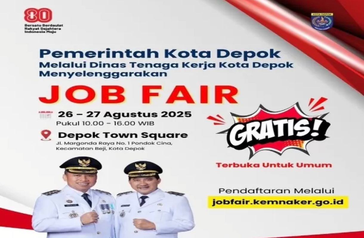 Job Fair Depok 2025 Dibuka, Hadirkan 50 Perusahaan