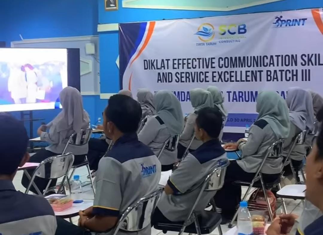 Perumdam Tirta Tarum Gelar Diklat Effective Communicator Skill & Service Excellent untuk Tingkatkan Pelayanan
