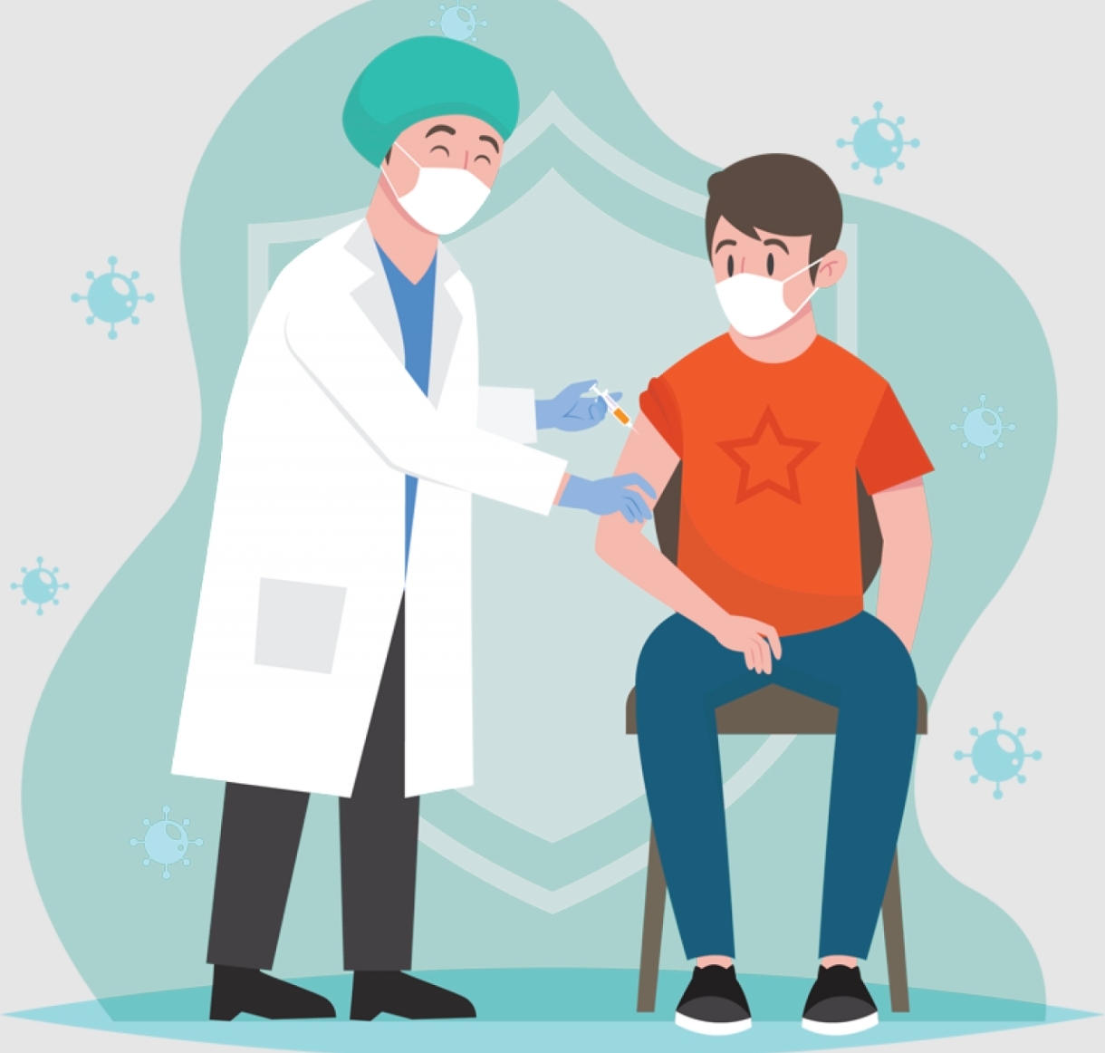 Vaksinasi Gratis Pascabanjir di Bekasi