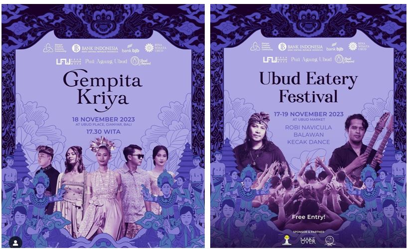 Dongkrak Budaya Nusantara, Bank BJB Dukung Penuh Gelaran Gempita Kriya dan Ubud Eatery Festival