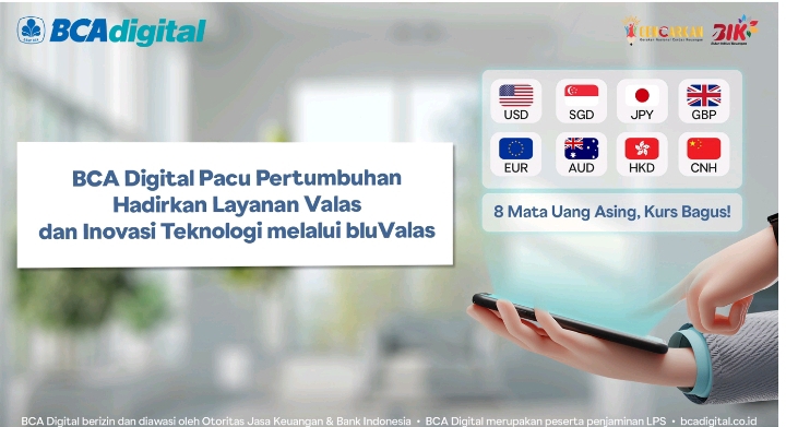 Pacu Pertumbuhan, BCA Digital Hadirkan Layanan Valas dan Inovasi Teknologi melalui bluValas