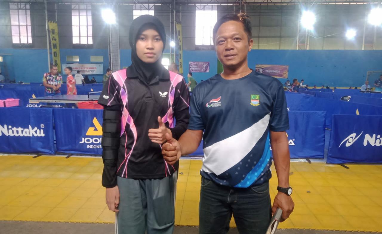 Bikin Bangga, Atlet Tenis Meja Bekasi Tundukan Runner Up ASEAN Paragames 2022