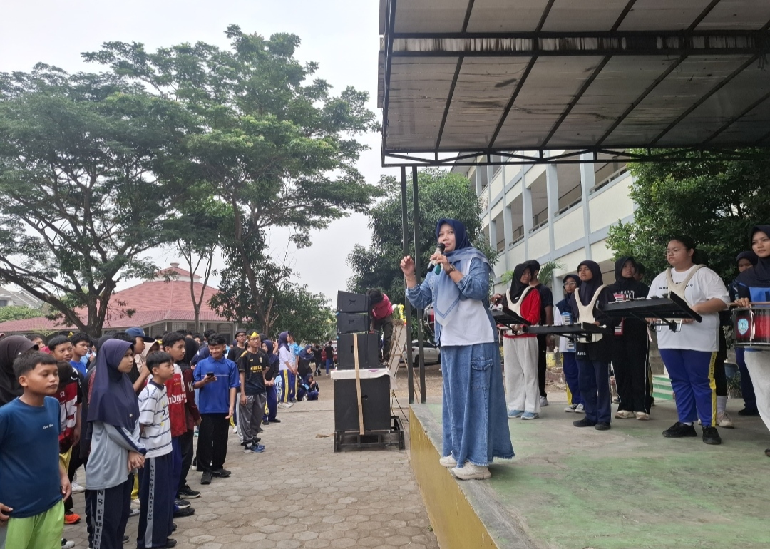Meriahnya Perayaan HUT ke 9 Tahun SMPN 8 Cibitung 