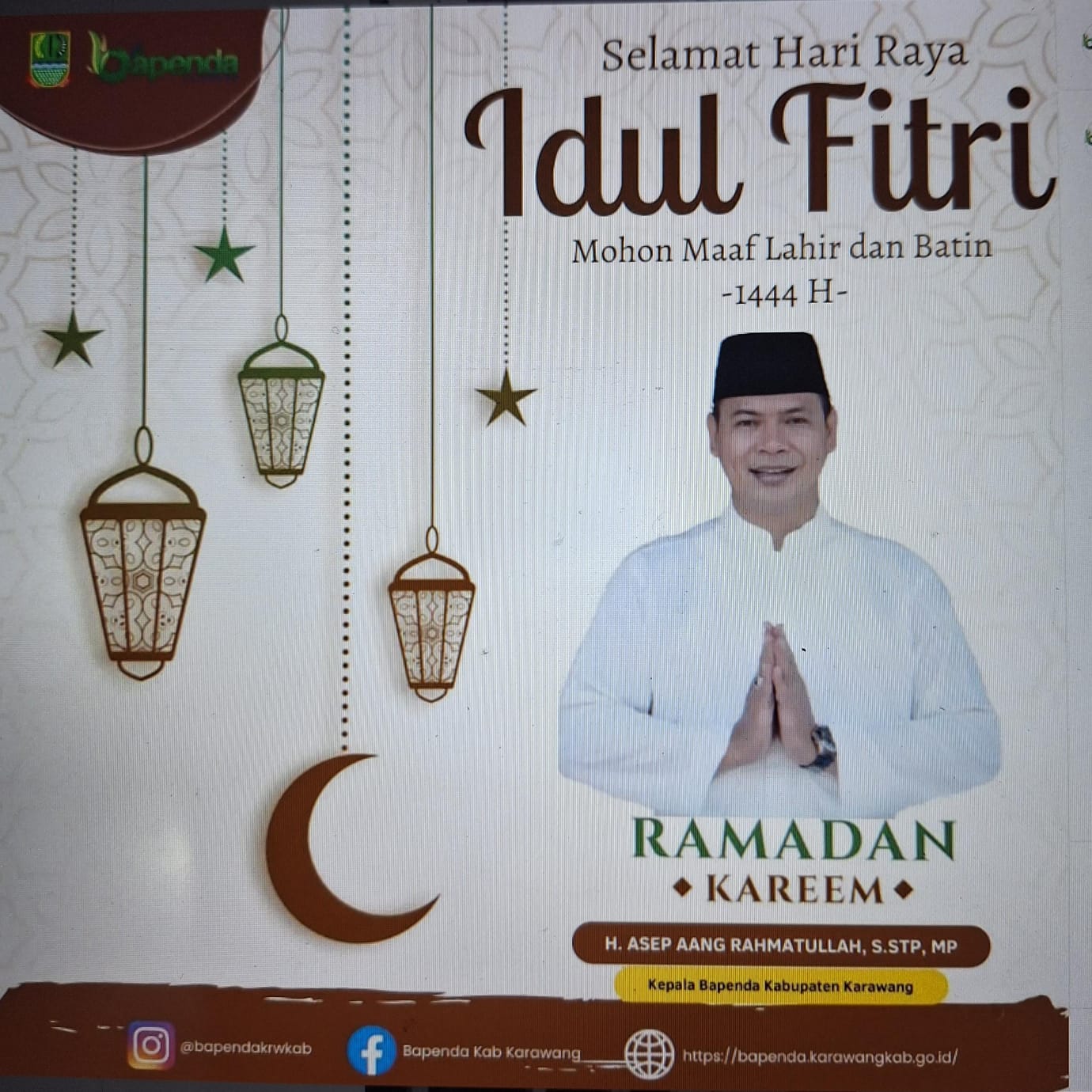 Bapenda Karawang Mengucapkan Selamat Idul Fitri 1444 H: Kemenangan dan Kedamaian Untuk Semua