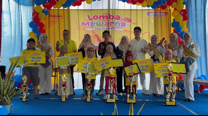 DANCOW FortiGro-Indomaret Gelar Lomba Mewarnai untuk Dukung Pola Makan Bergizi dan Kreativitas Anak Indonesia