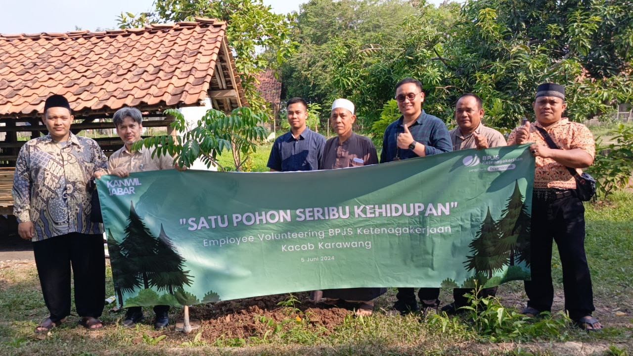 BPJS Ketenagakerjaan Karawang Dukung Gerakan Go Green