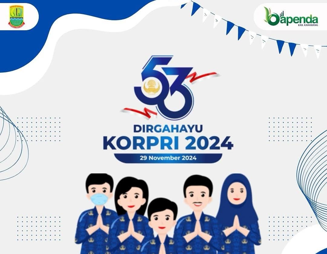 Bapenda Karawang Sampaikan Ucapan Selamat Hari KORPRI ke-53