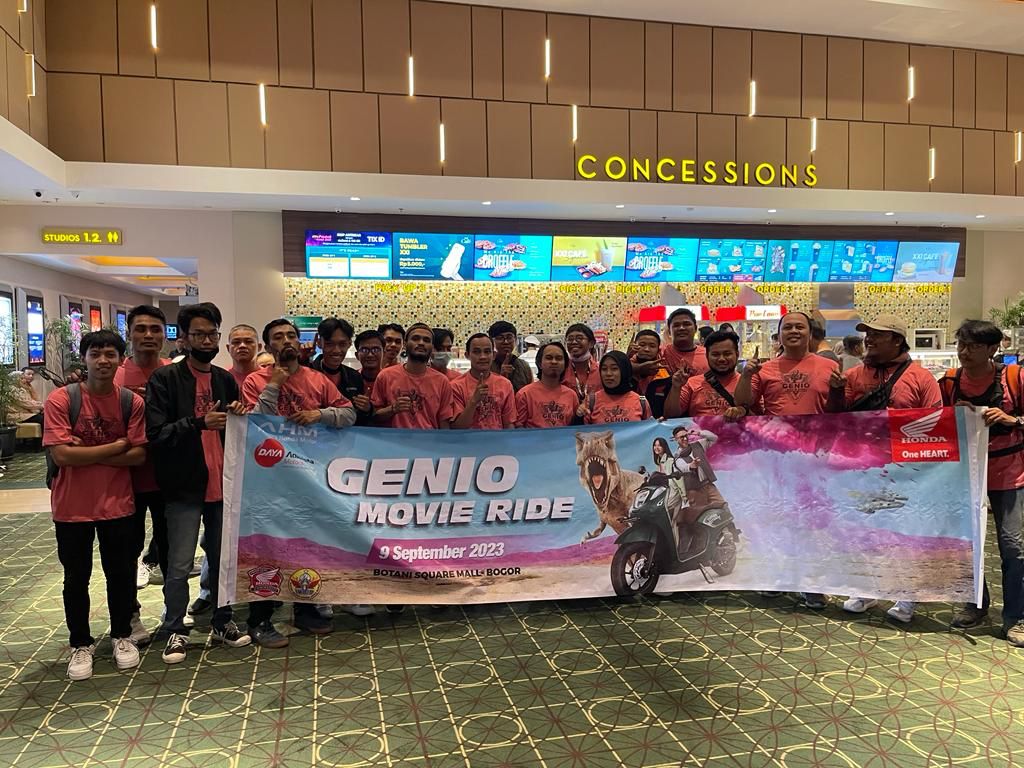 DAM Mengundang Komunitas Honda dalam Acara Genio Movie Ride