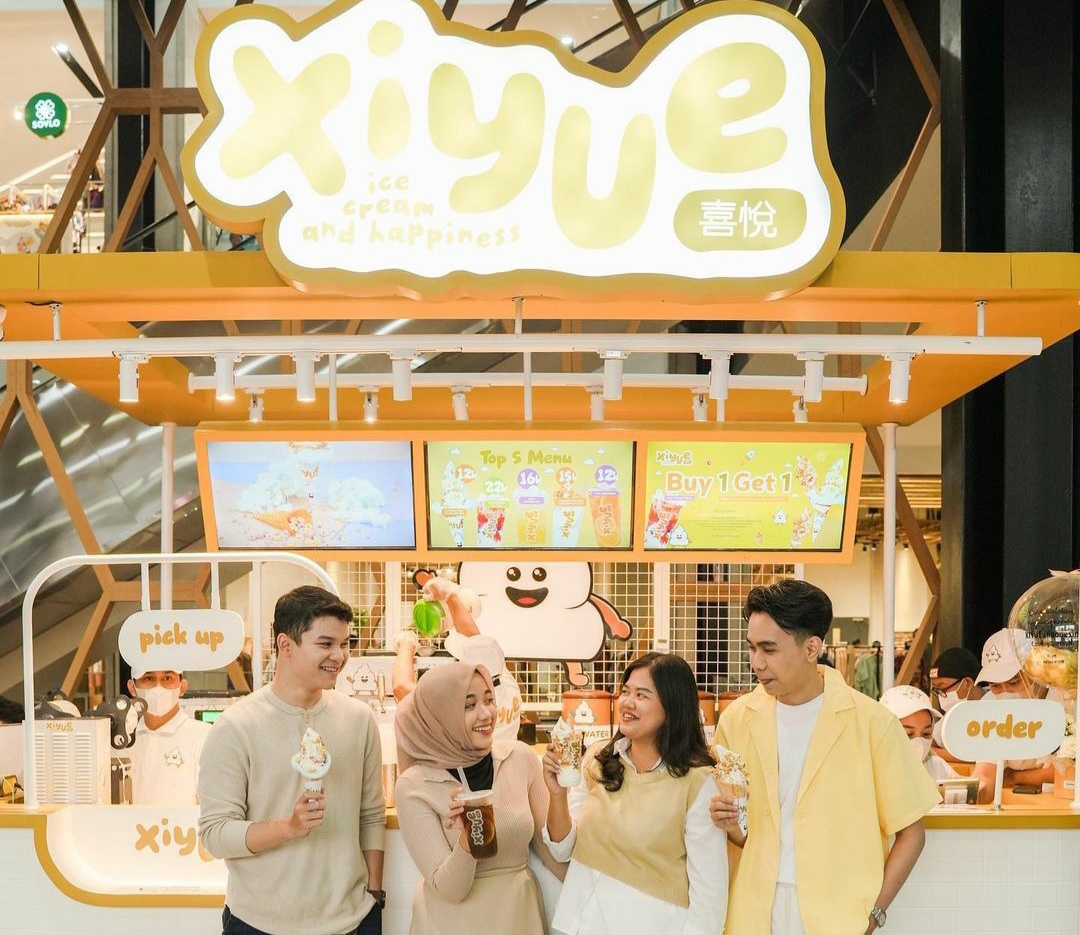 Grand Opening di Resinda Park Mall Karawang, Es Krim Xiyue Tebar Promo Buy 1 Get 1 