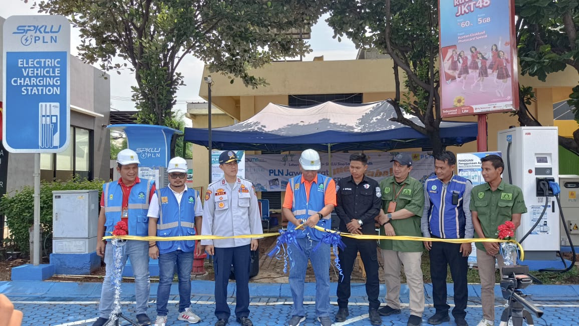 Resmikan Unit SPKLU Tambahan di Rest Area Tol Jakarta-Cikampek, PLN UP3 Karawang Siap Layani Pemudik