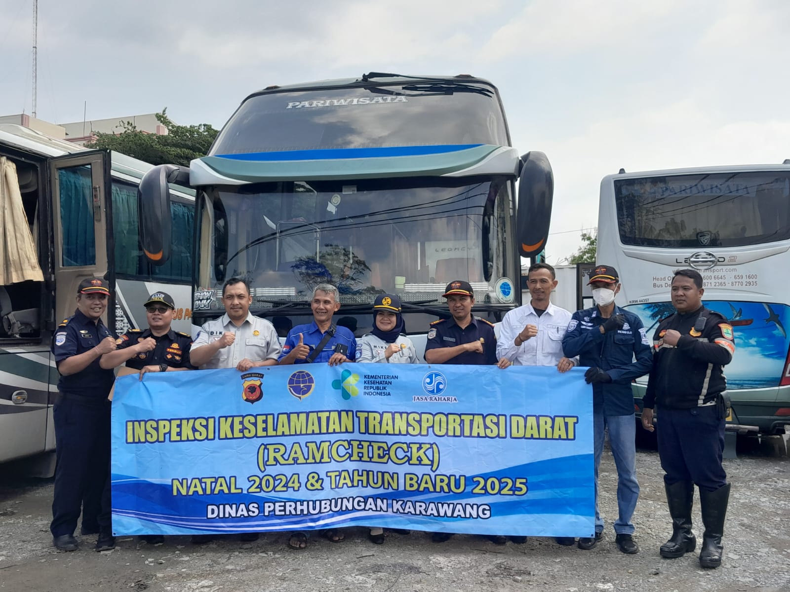 Dishub Karawang Selesaikan Ramp Check, Sebanyak 4 Bus Tidak Layak Beroperasi 