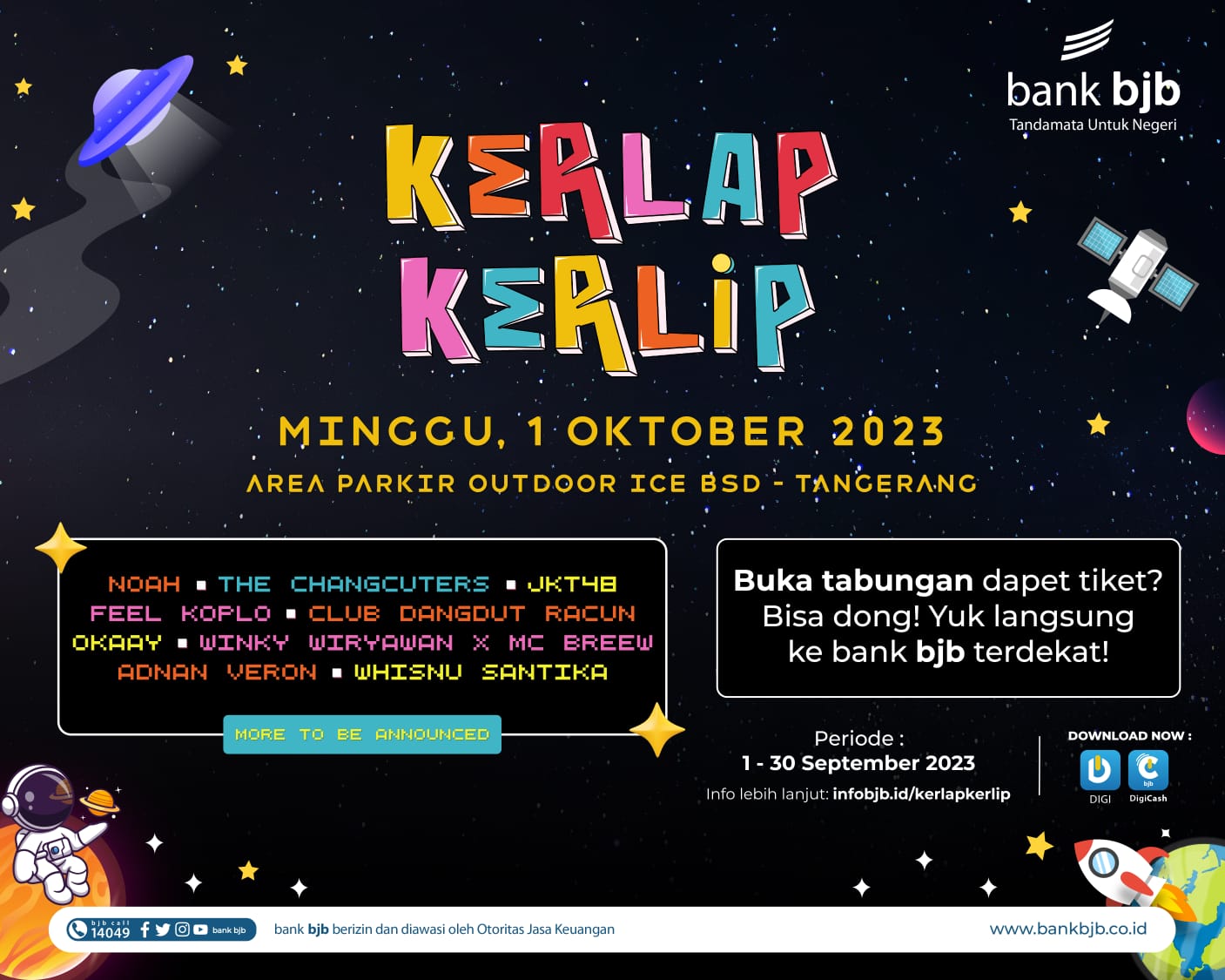 Bank bjb Fasilitasi Akses Tiket VIP Kerlap Kerlip Festival 2023 dengan Mudah