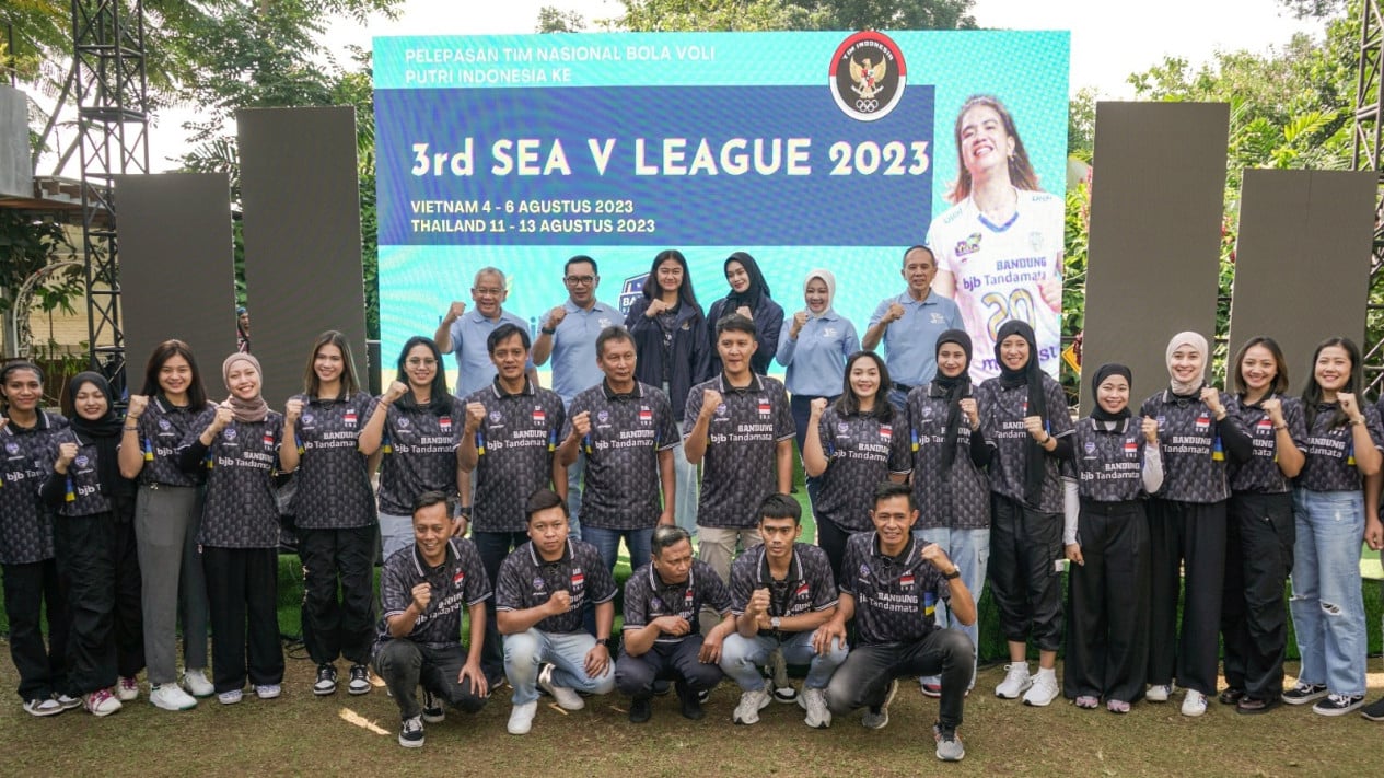 Tim Voli Bandung bjb Tandamata Siap Berlaga di SEA V League