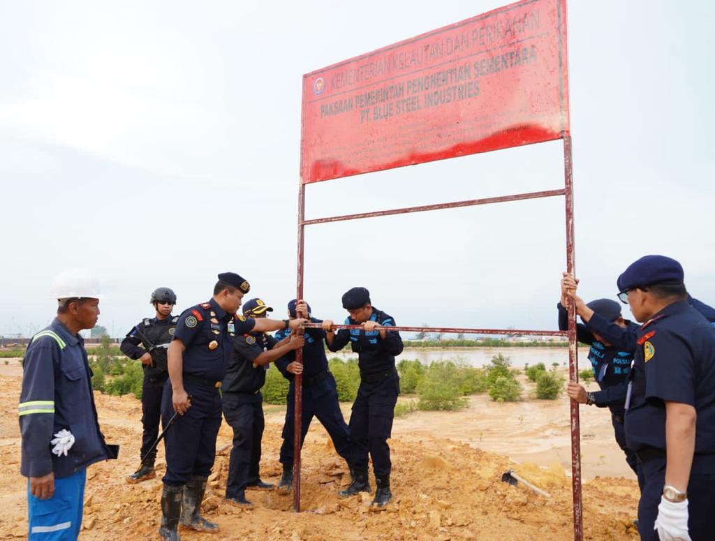 Langgar Pemanfaatan Ruang Laut, KKP Berhentikan Proyek Reklamasi Galangan Kapal di Batam