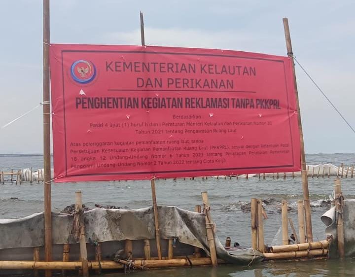 Polemik Pagar Laut di Tarumajaya Tanpa Izin, Diduga Langgar Regulasi Ruang Laut